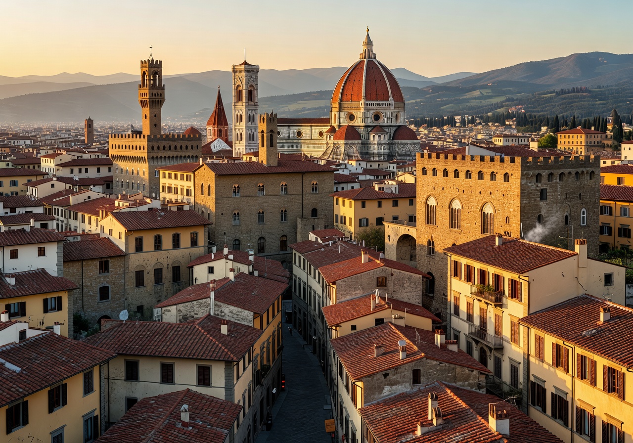 Florence skyline cityscape